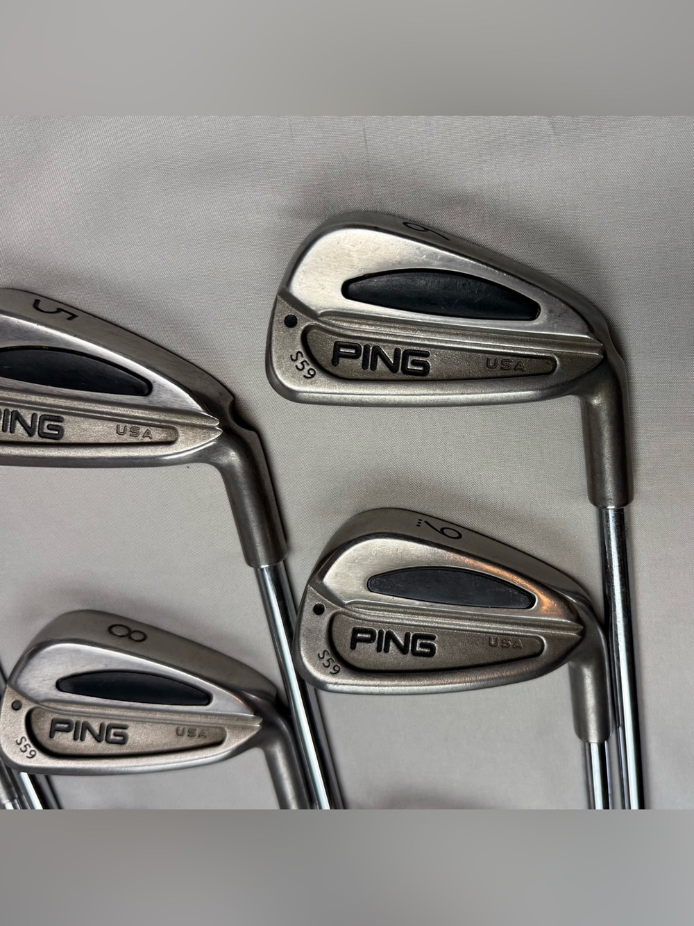 Ping S59 Black Dot Iron Set 4-PW, 58° True Temper Z-Z65 Stiff Flex Right Handed - Picture 4 of 11
